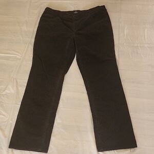 St John's  Bay Black Corduroy Pants